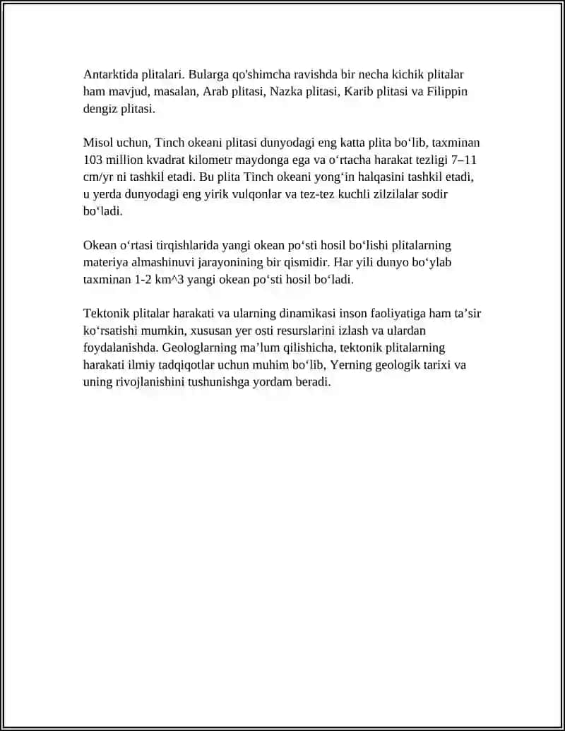 YER TUZILISHINING RIVOJLANISH QONUNIYATLARI 4
