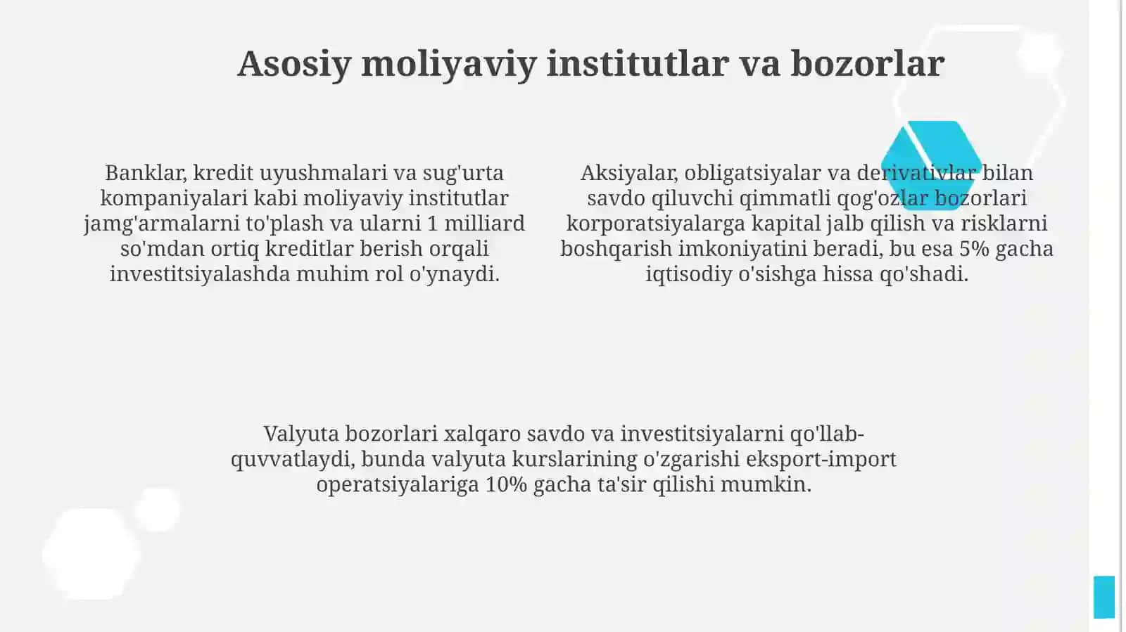 Moliya tizimi va moliyaviy siyosat 4