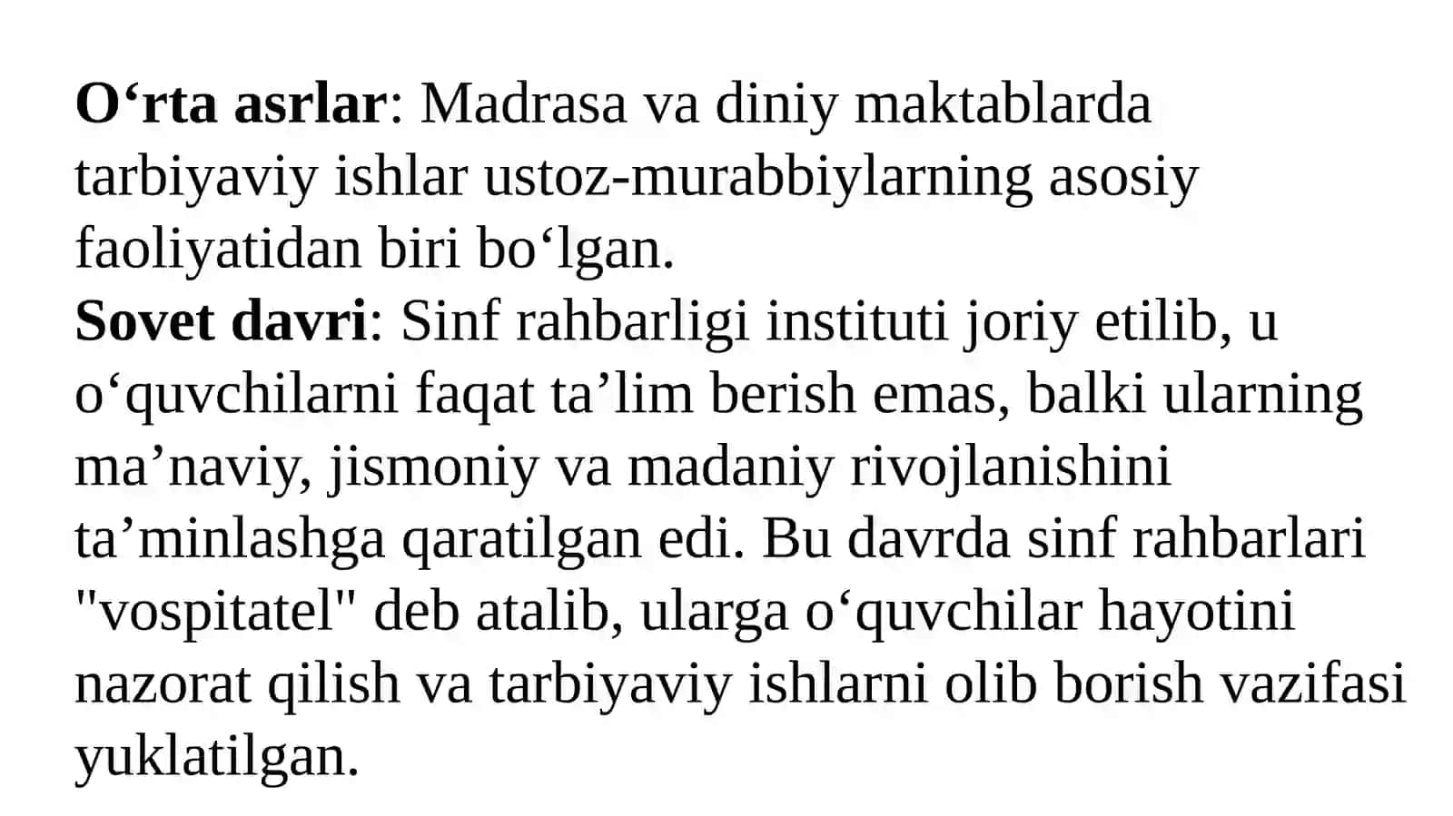 SINF RAHBARINING FAOLIYATI 4