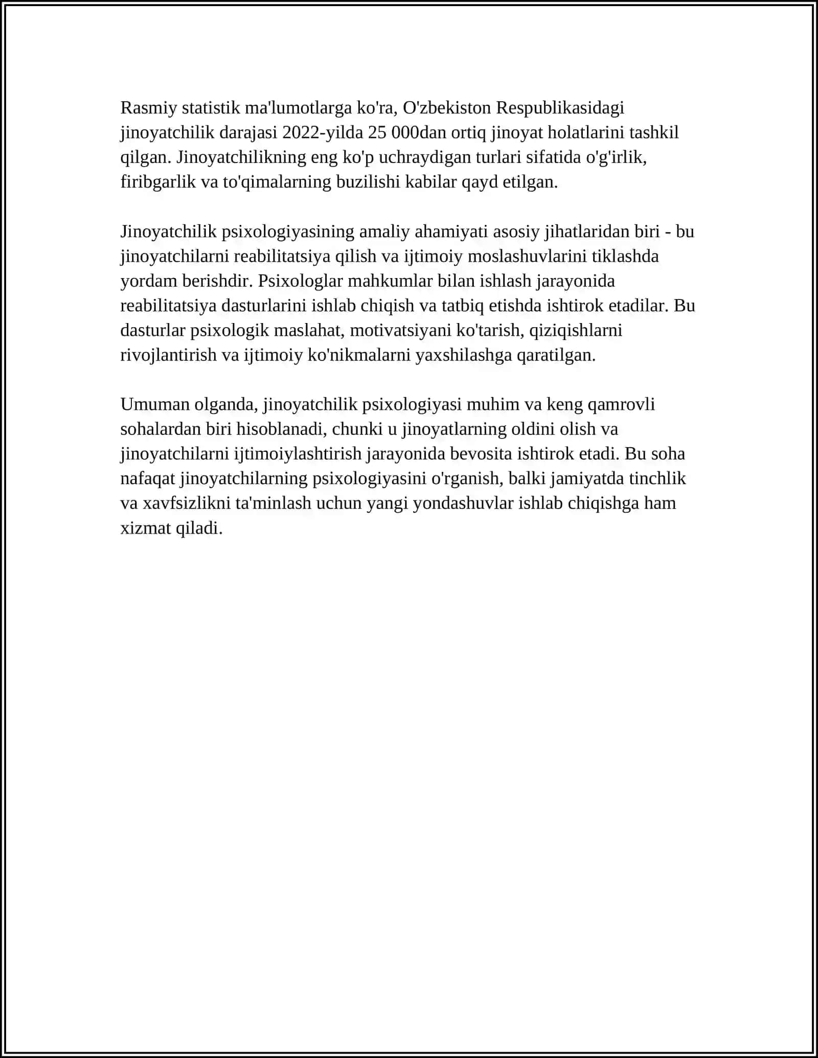 PSIXOLOGIK PROFIL JINOYATCHINI IZLASH USLUBI SIFATIDA 4
