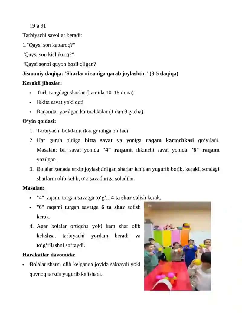 Ikki kichik sonlardan katta sonni hosil qilishni o’rgatish 4