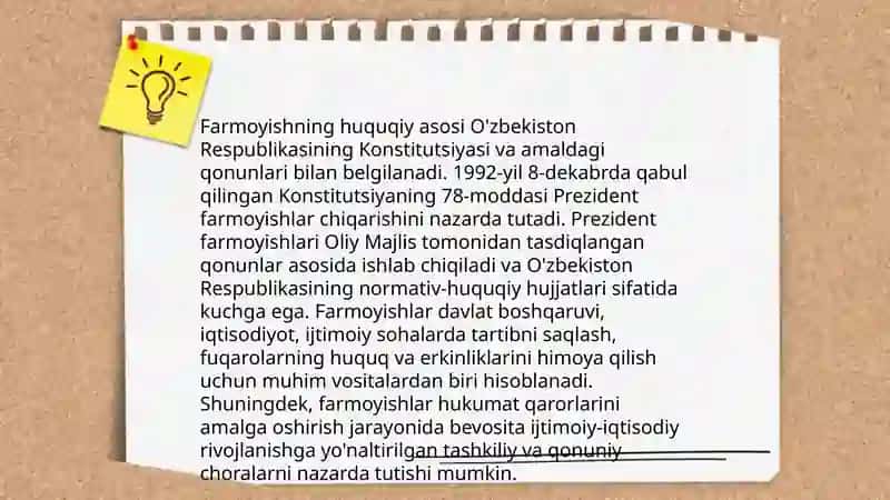 Farmoyish hujjatlari 4