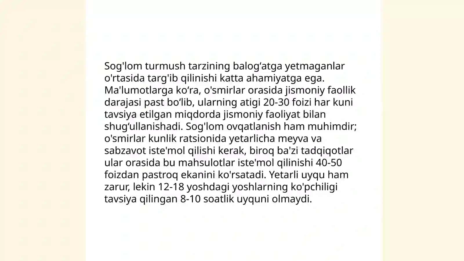 Bolalar salomatligini saqlashga qaratilgan tadbirlar 4