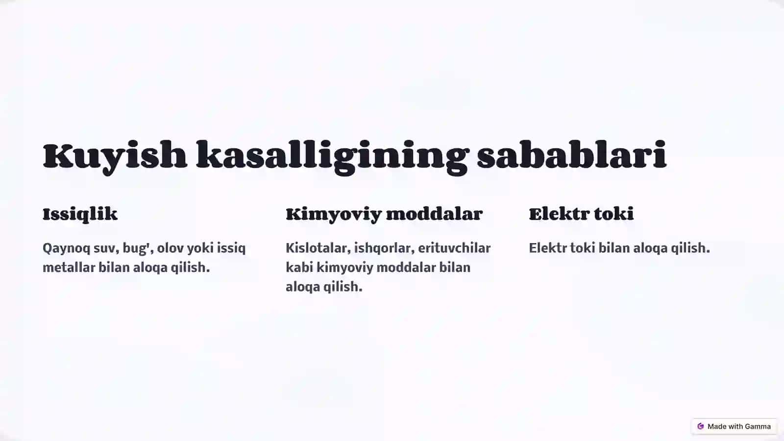 Xirurgiyada Kuyish Kasalligi 4
