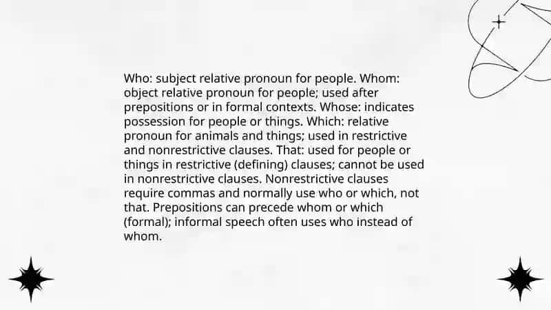 Relative clause 4