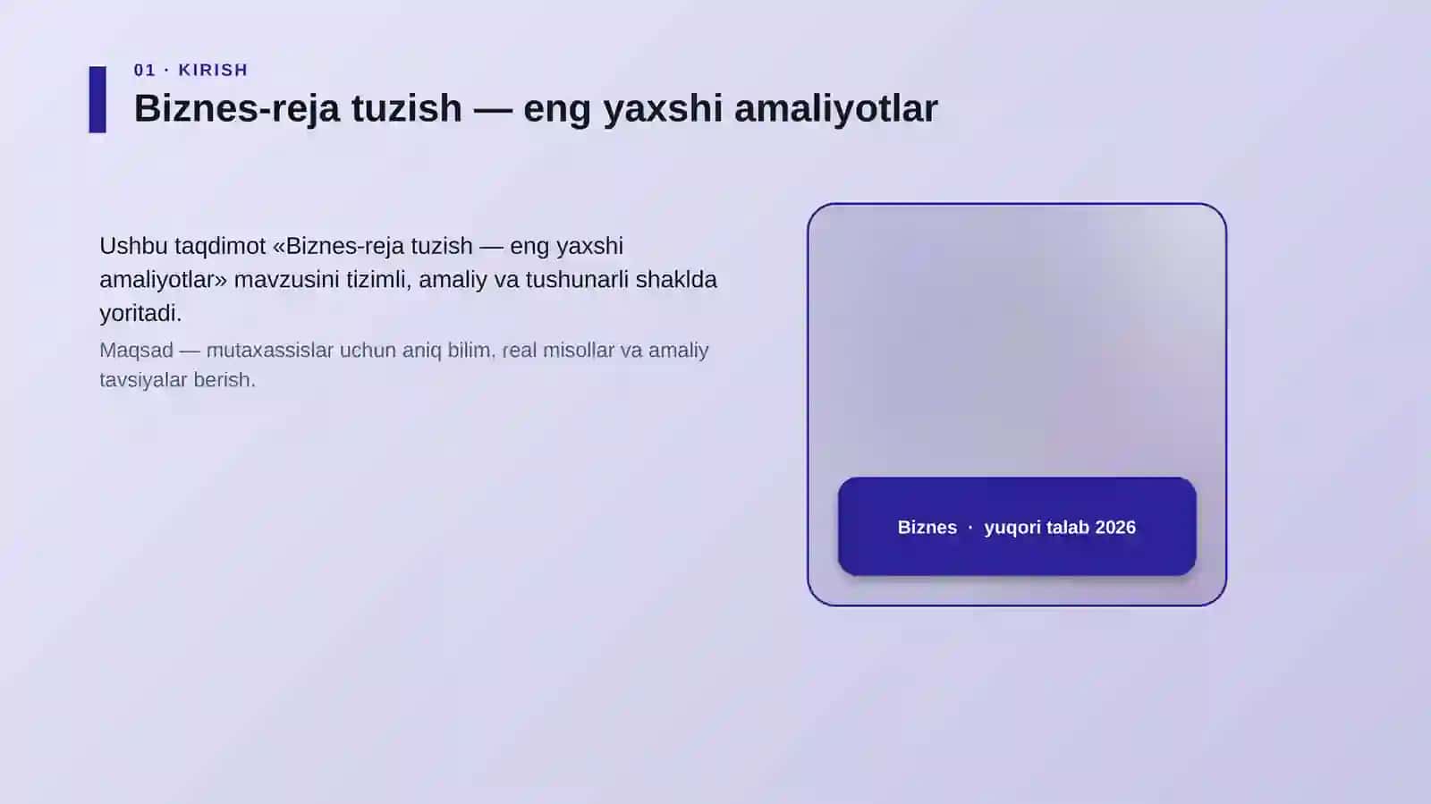 Biznes-reja tuzish — eng yaxshi amaliyotlar 4