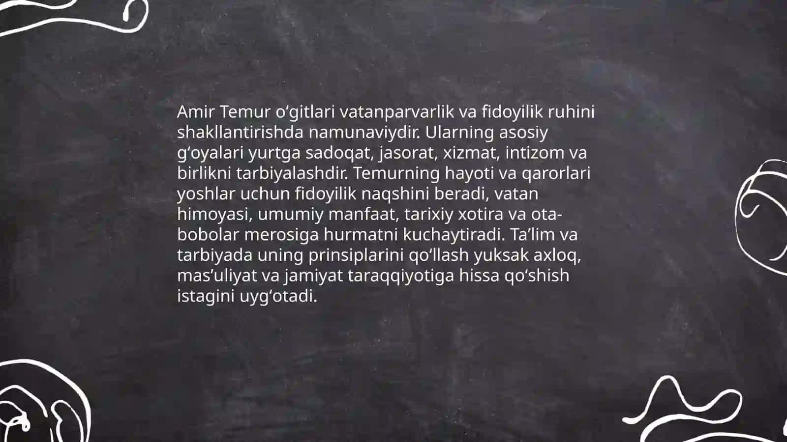 Amir Temur oʻgitlarining tarbiyaviy ahamyati 4