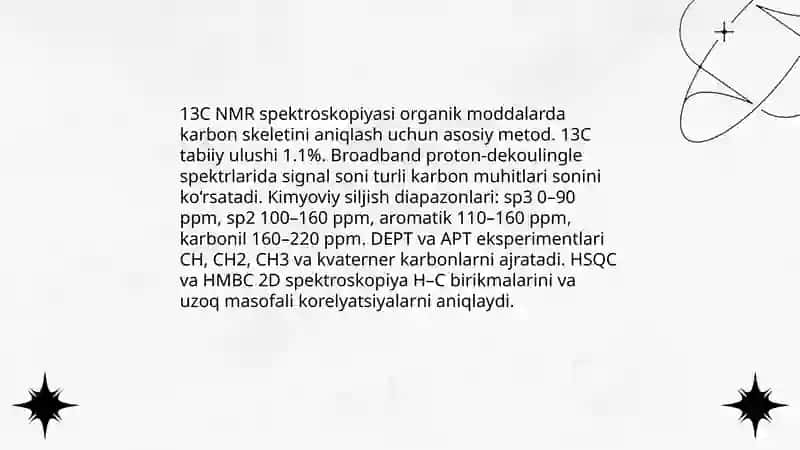 Oргаnik mоddаlаrni tuzilishni аniqlаsh uchun fizikaviy usullаri 4