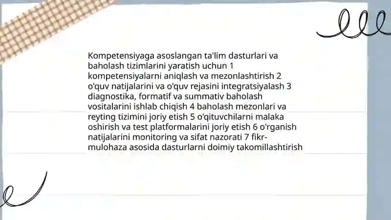 Oʻquv jarayonini raqamlashtirish 4