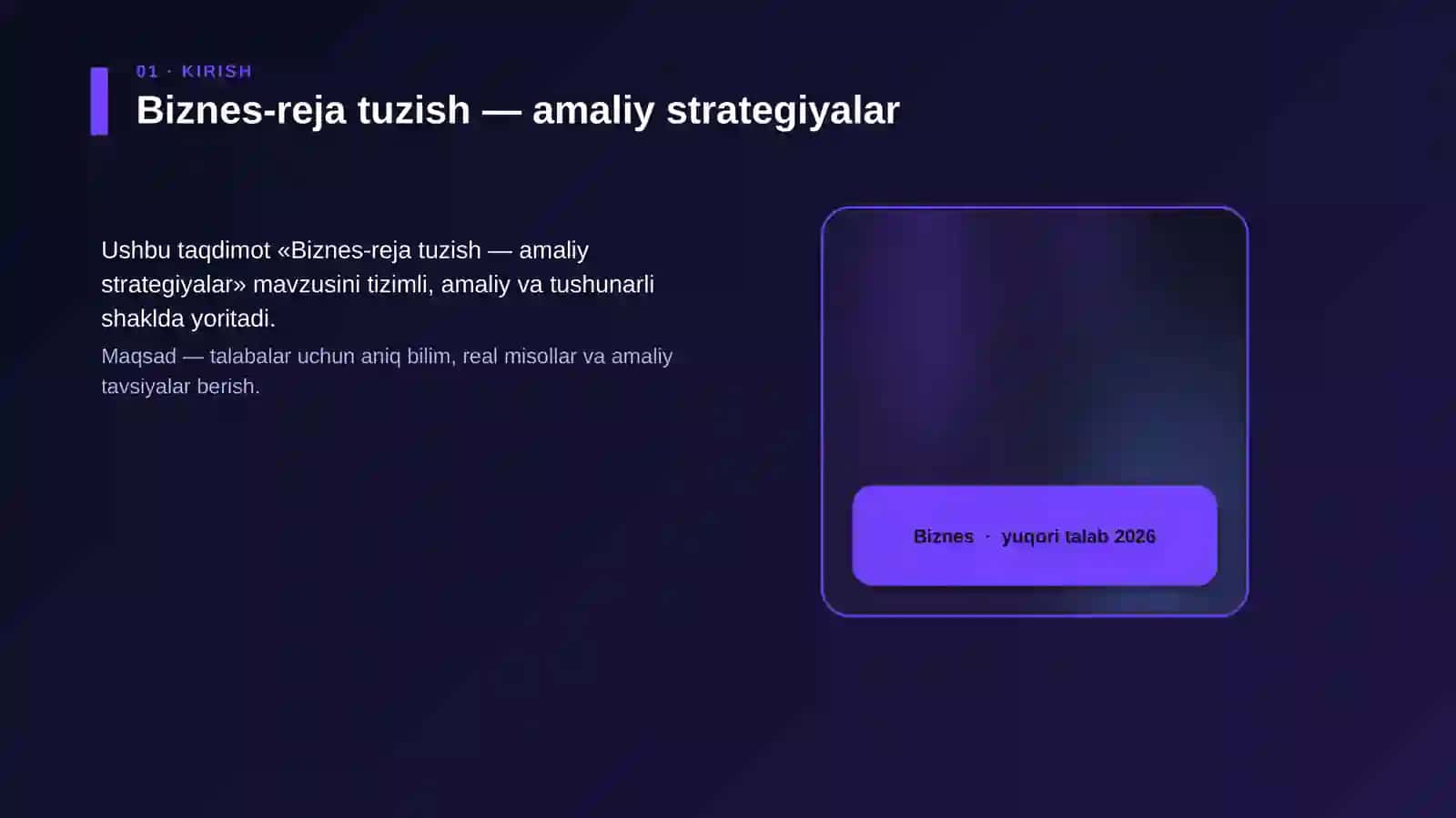 Biznes-reja tuzish — amaliy strategiyalar 4