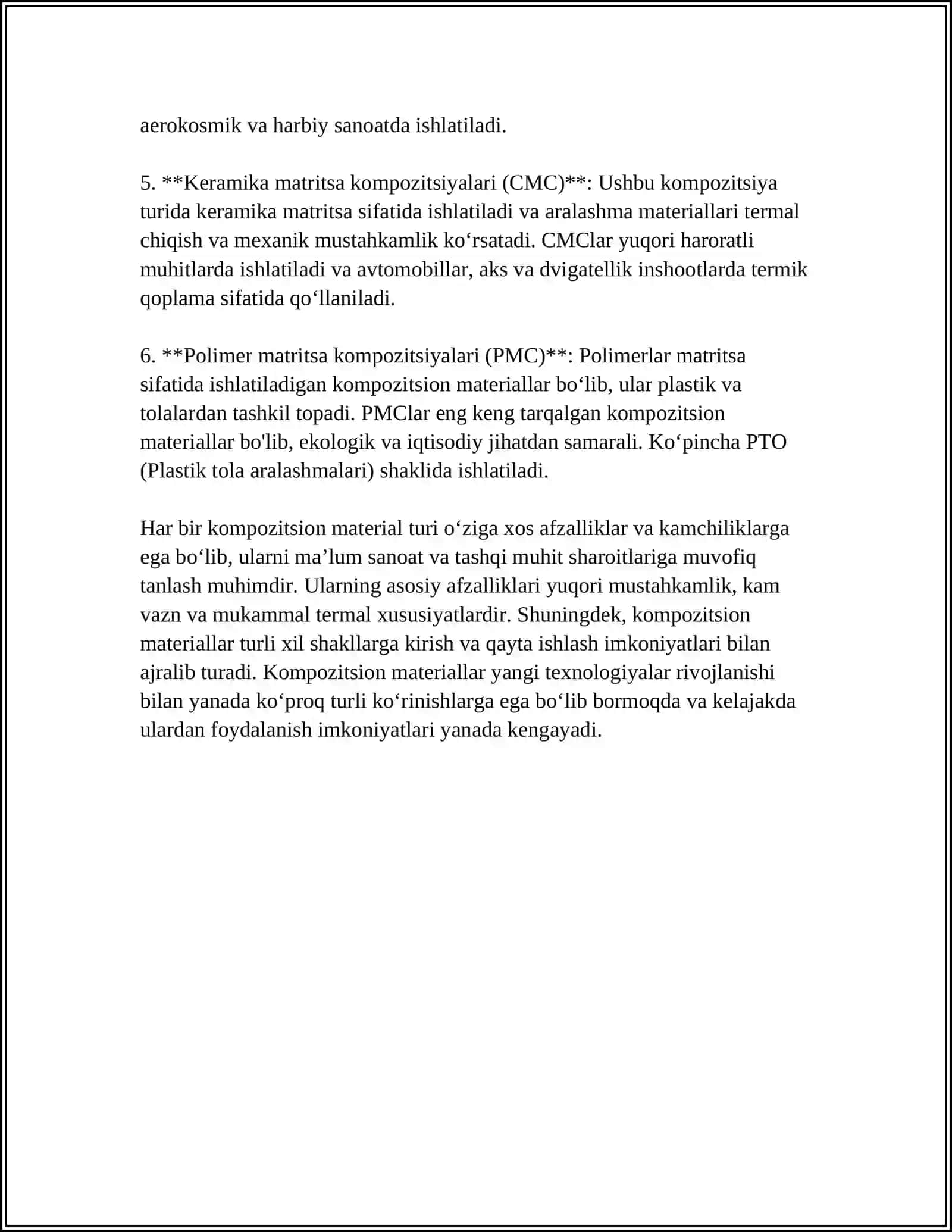 YANGI ZAMONAVIY KOMPAZITSION MATERIALLAR 4