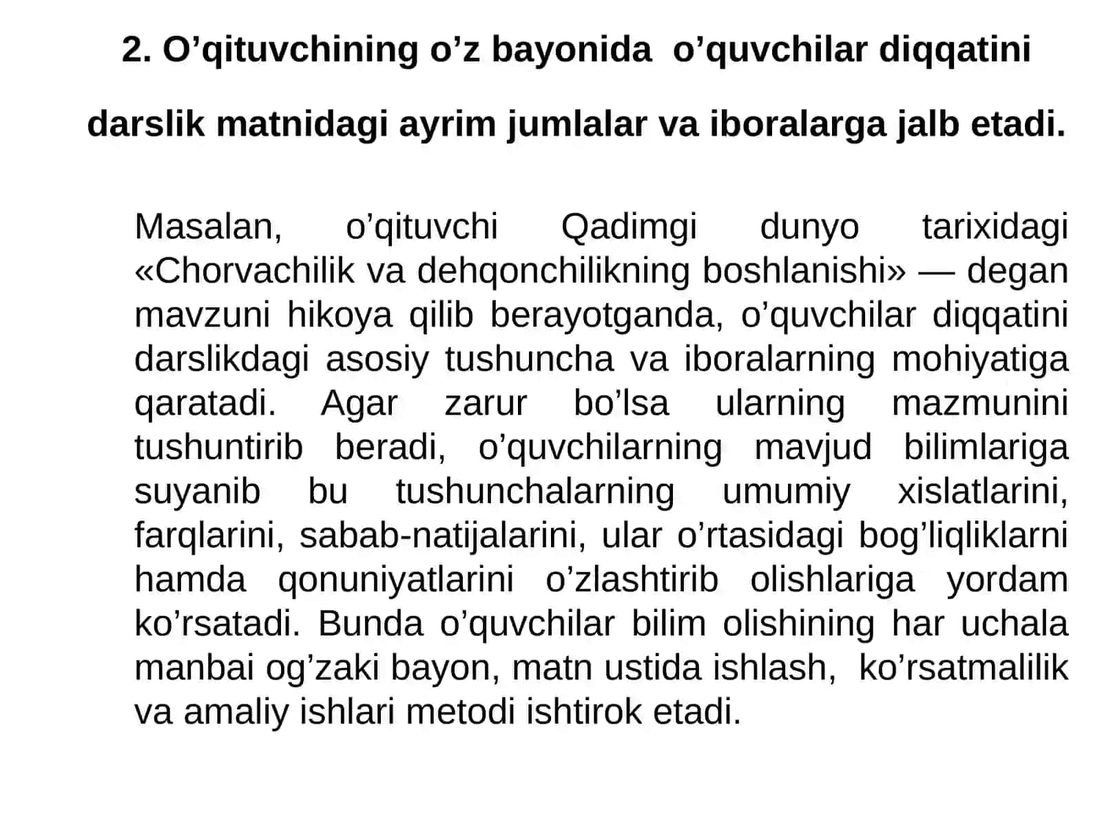 Tarix ta'limining amaliy usullari 4