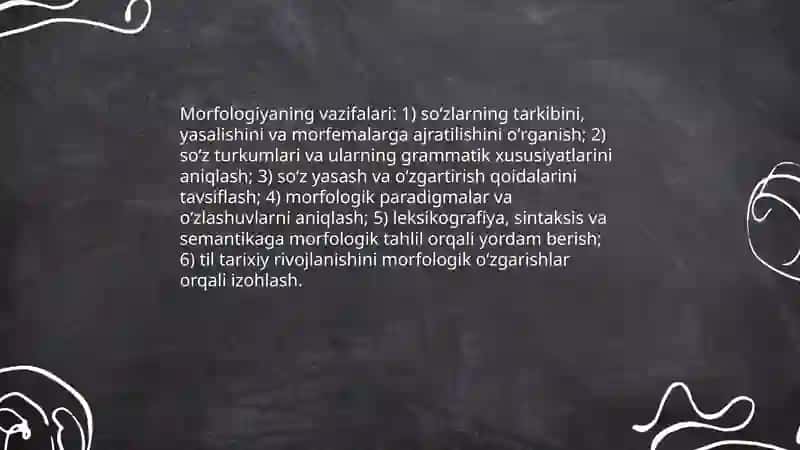 Morfologiya haqida umumiy ma'lumot 4