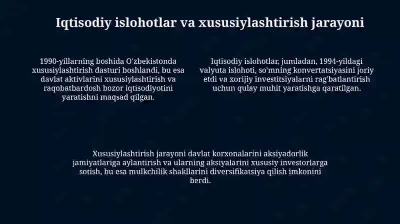 O'zbekistonda kupuklodli iqtisodiyotning vamulkdorlik sinifinishakilanishi 4
