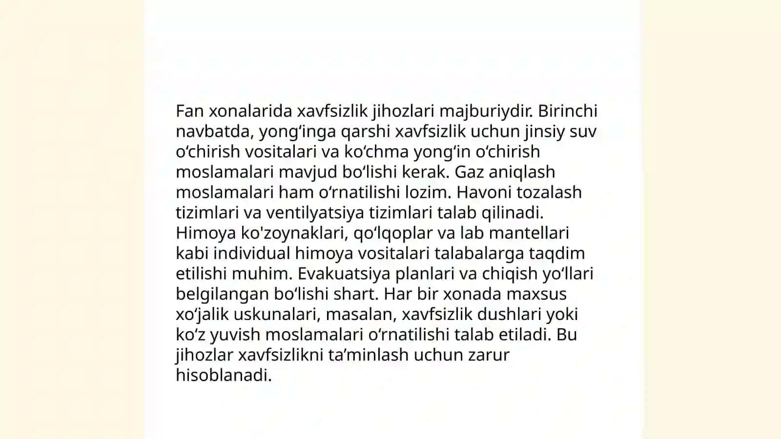 Zamonaviy Fan Xonalarini Jihozlash 4
