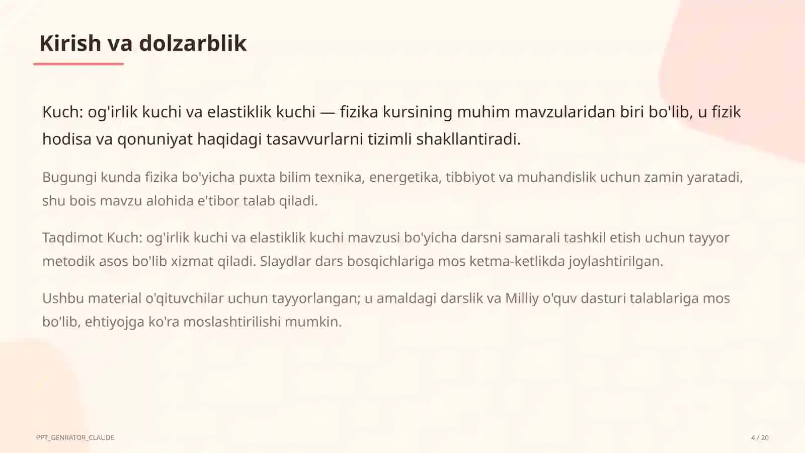 Fizika (6-sinf) 4