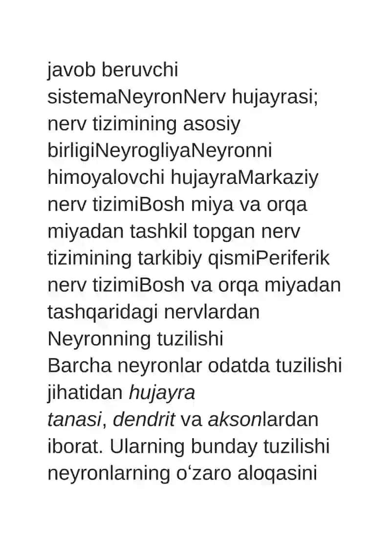 15. A‘zolar sistemasi ontofilogenezi: teri, sklet, nerv sistemasi, qon aylanish, endokrin tizimi, ayiruv sistemasi. Ekologiya. Odam-ekologik omil. Biosfera va uning muammolari. 4