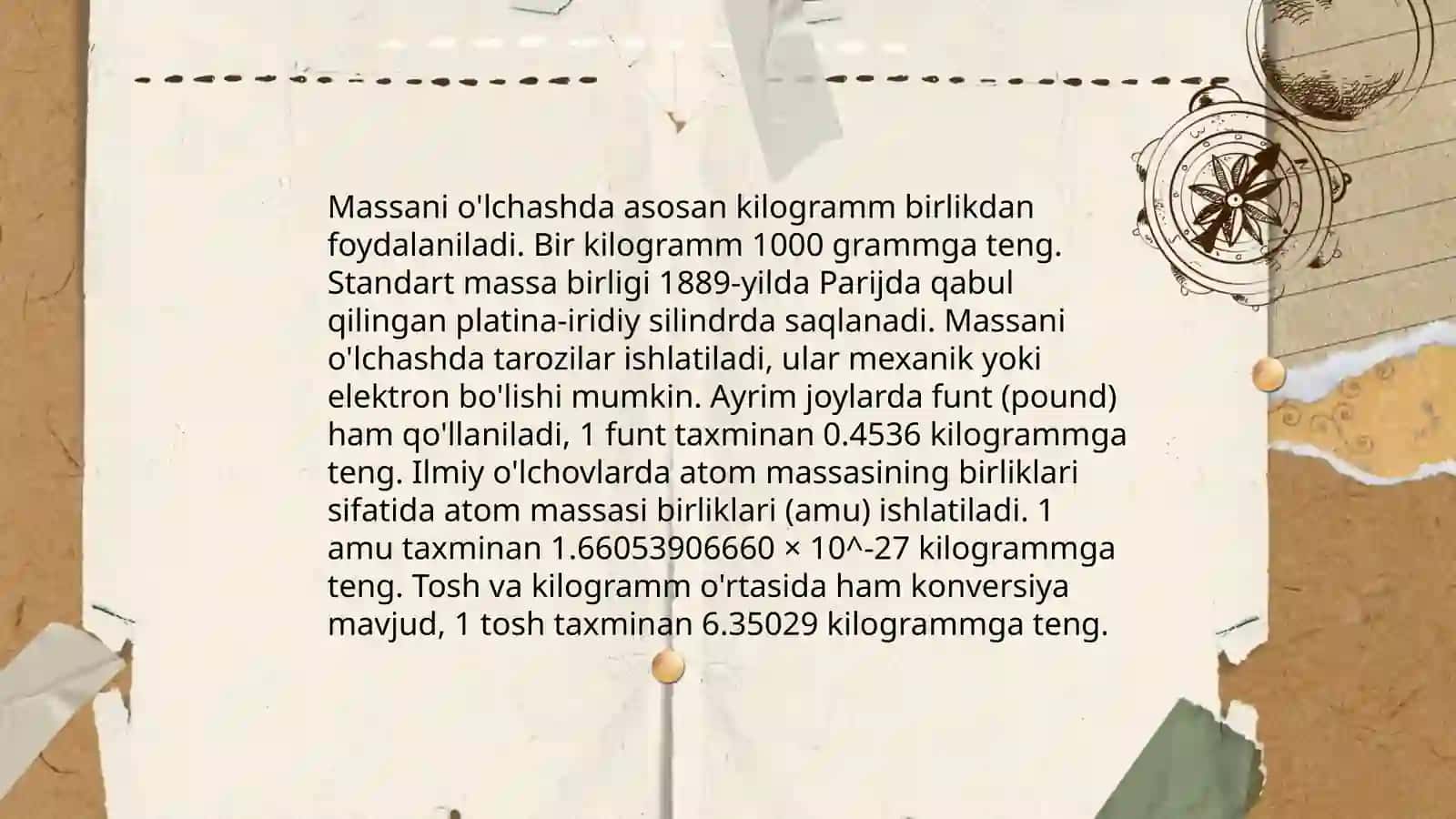 Boshlang'ich sinfda o'rganiladigan asosiy miqdorlar 4