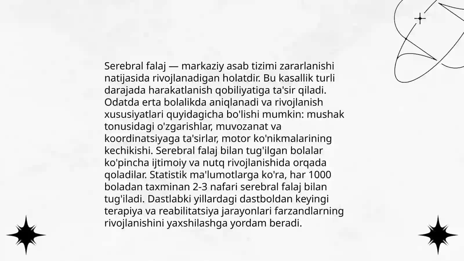 Serebral falaj boʻlgan bolalar xususiyatlari va ular bilan olib boriladigan korreksion pedagogik ishlar 4