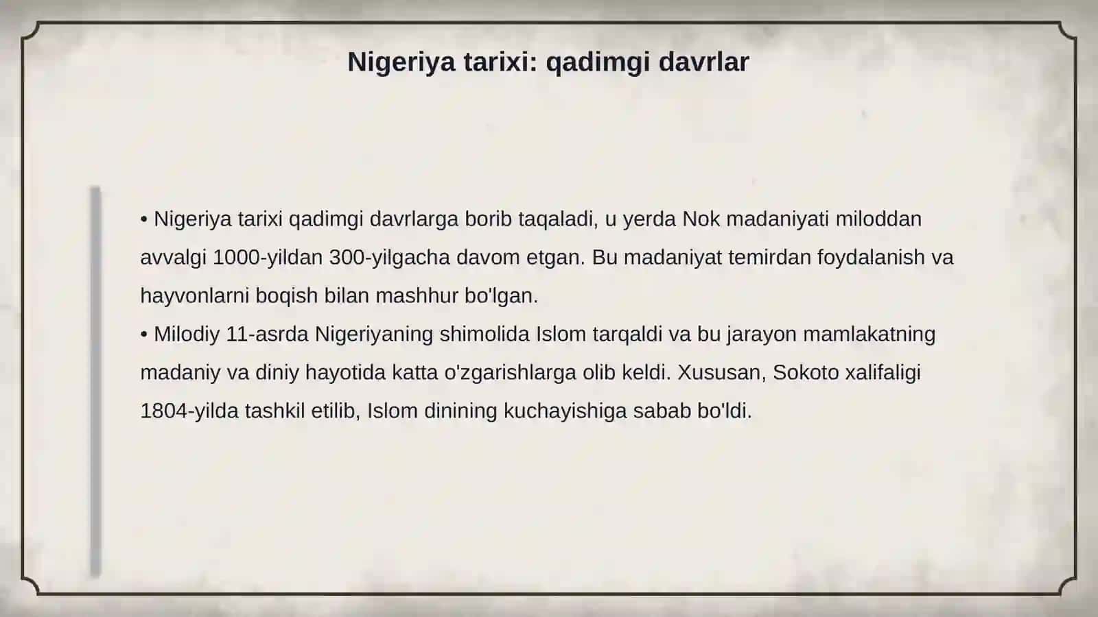 Nigeriya davlati, Irqi, dini va tarixi 4