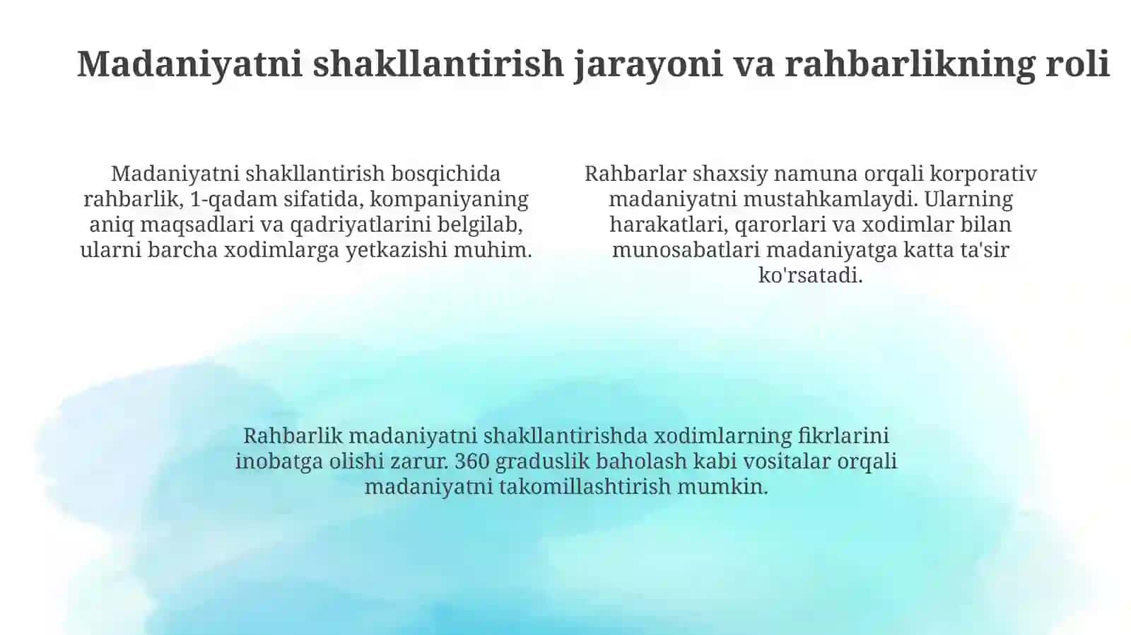 Tashkilotlarda korporativ madaniyatni shakllantirish 4