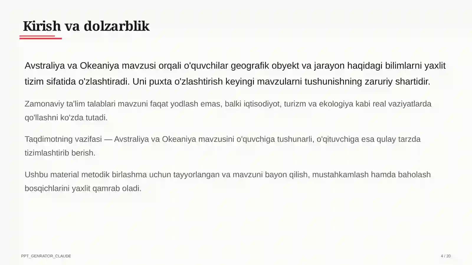 Avstraliya va Okeaniya (7-sinf) 4
