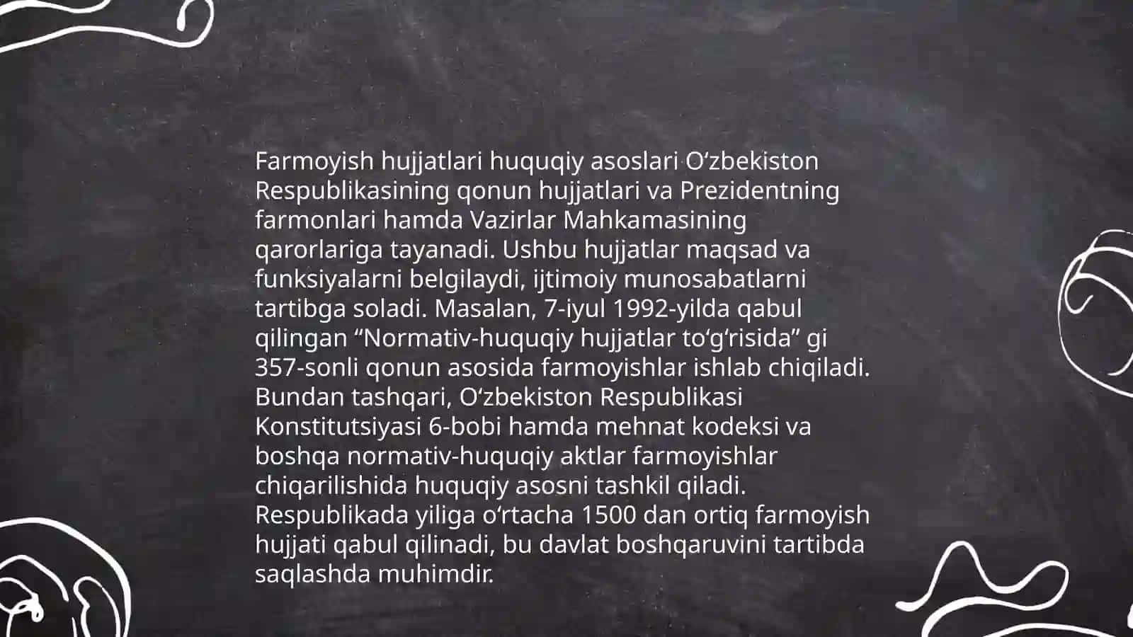 Farmoyish hujjatlari 4