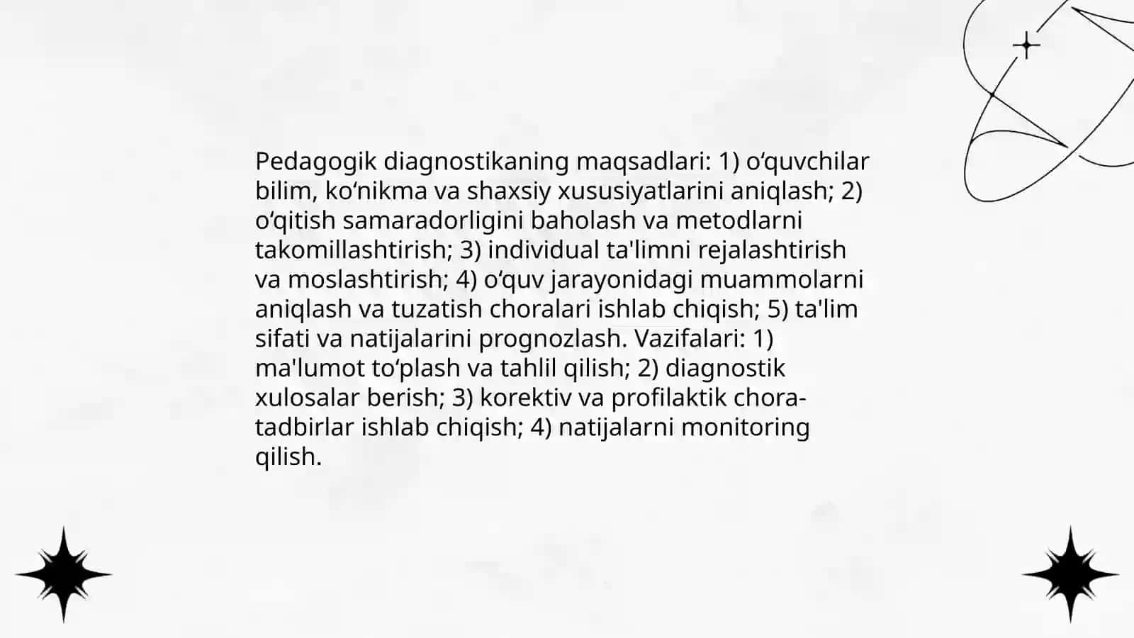 Pedagogik diagnostika tushunchasining mohiyati 4