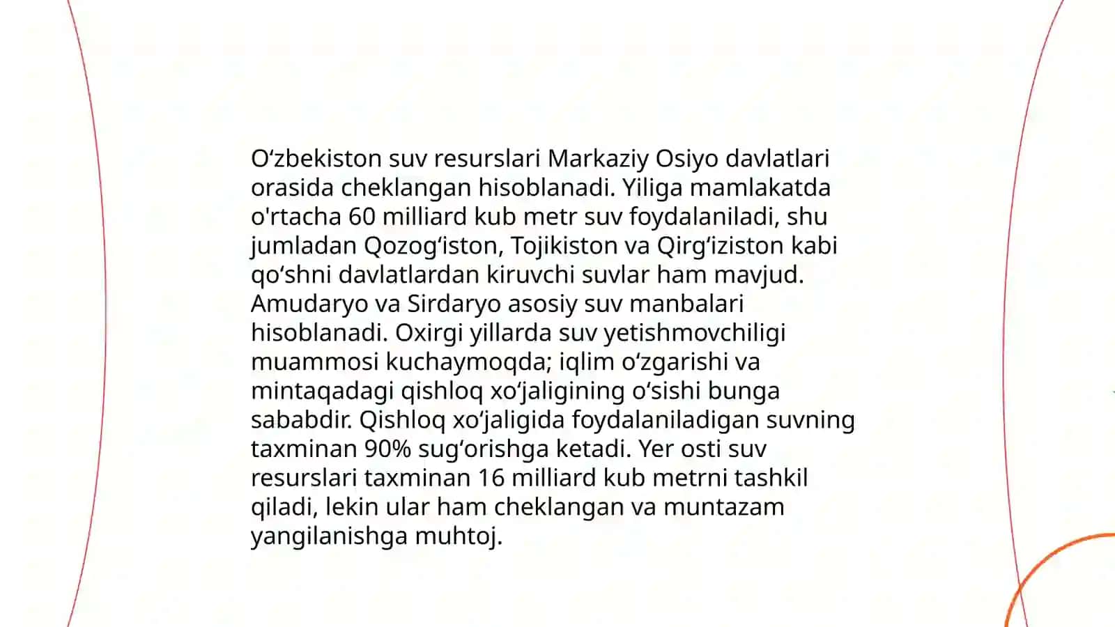 O‘zbekiston sharoitida sho‘r suvlarni chuchuklashtirish g‘oyasini yaratish 4