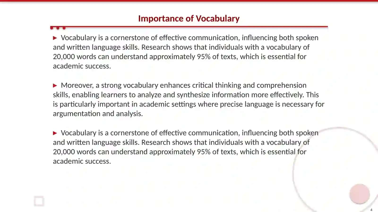 Teaching Lexical Skills 4