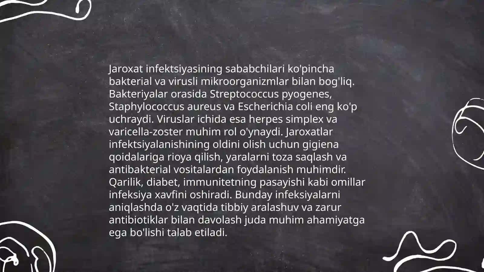 Jaroxat infektsiyasi. Gazli gangrena, qoqshol 4