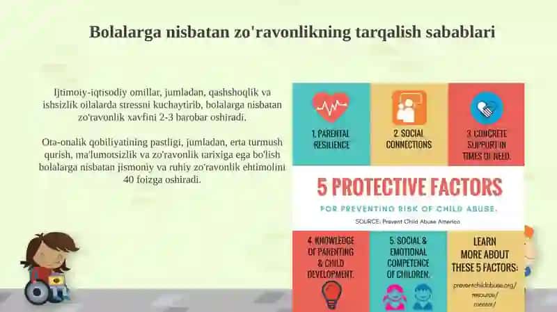 Bolalarni shafqatsizlik va zoʻravonlikdan himoya qilish 4