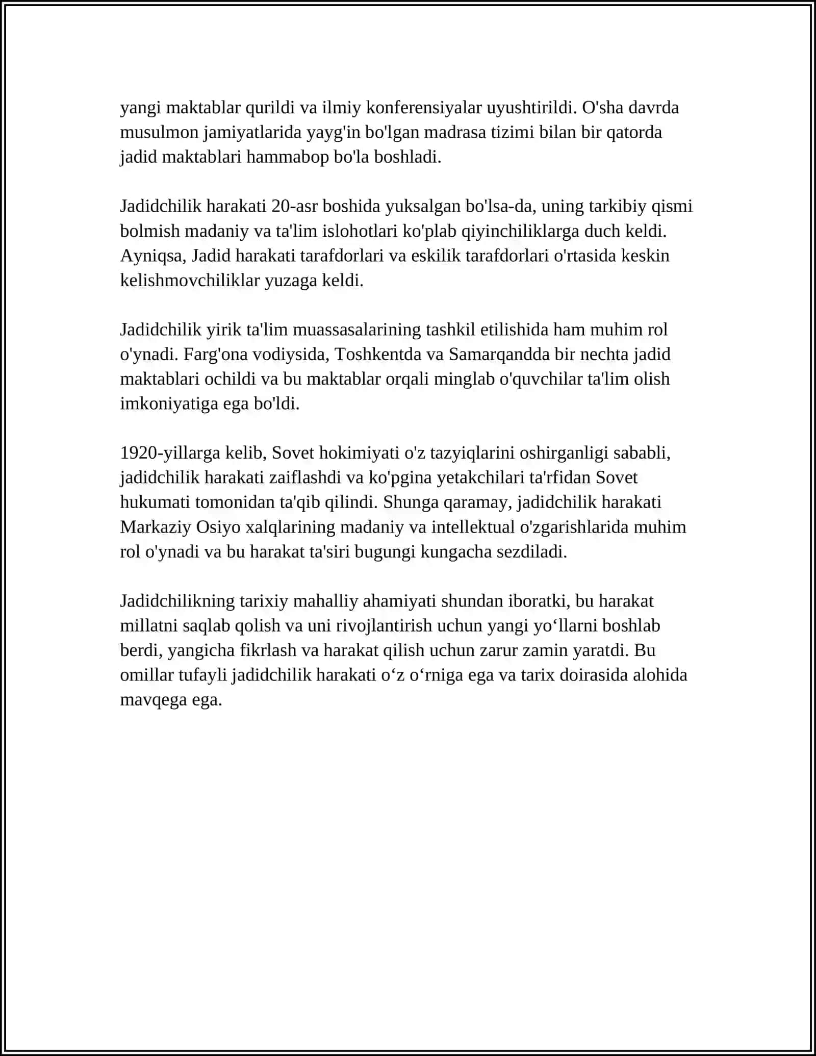 JADIDCHILIK HARAKATI 4