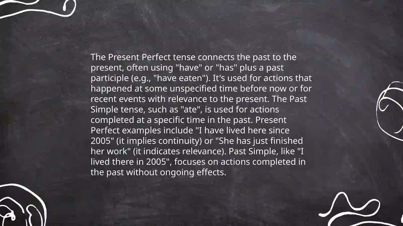 Present perfect 4