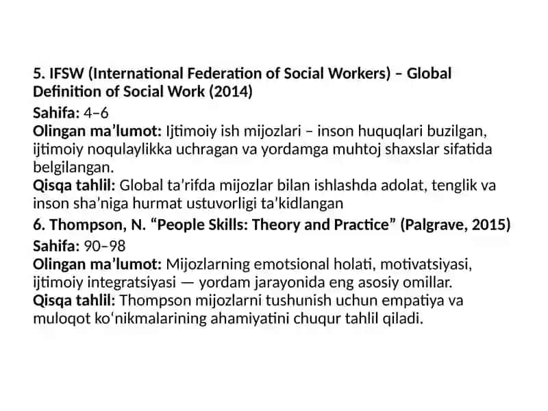 Modern Social Work Theory 4
