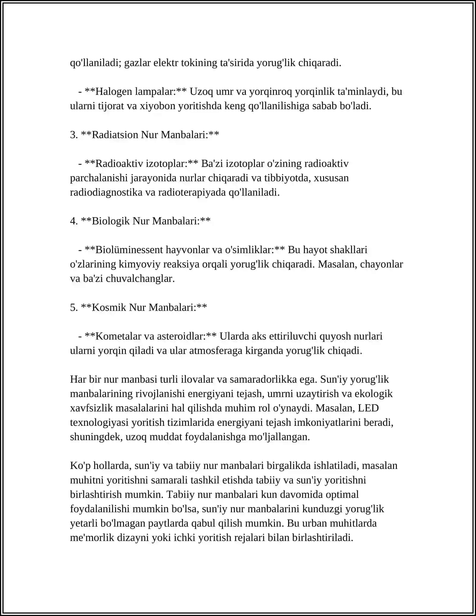 REALISTIK YORITISH VA SOYALAR MODELLARINI YARATISH 4