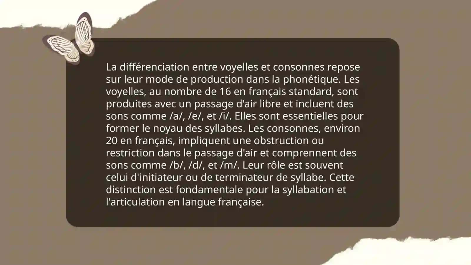 Classification des phonèmes en français 4