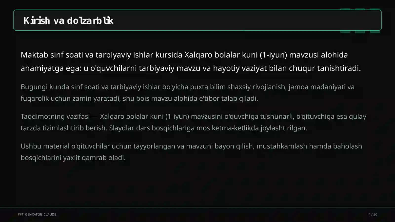 Xalqaro bolalar kuni (1-iyun) 4
