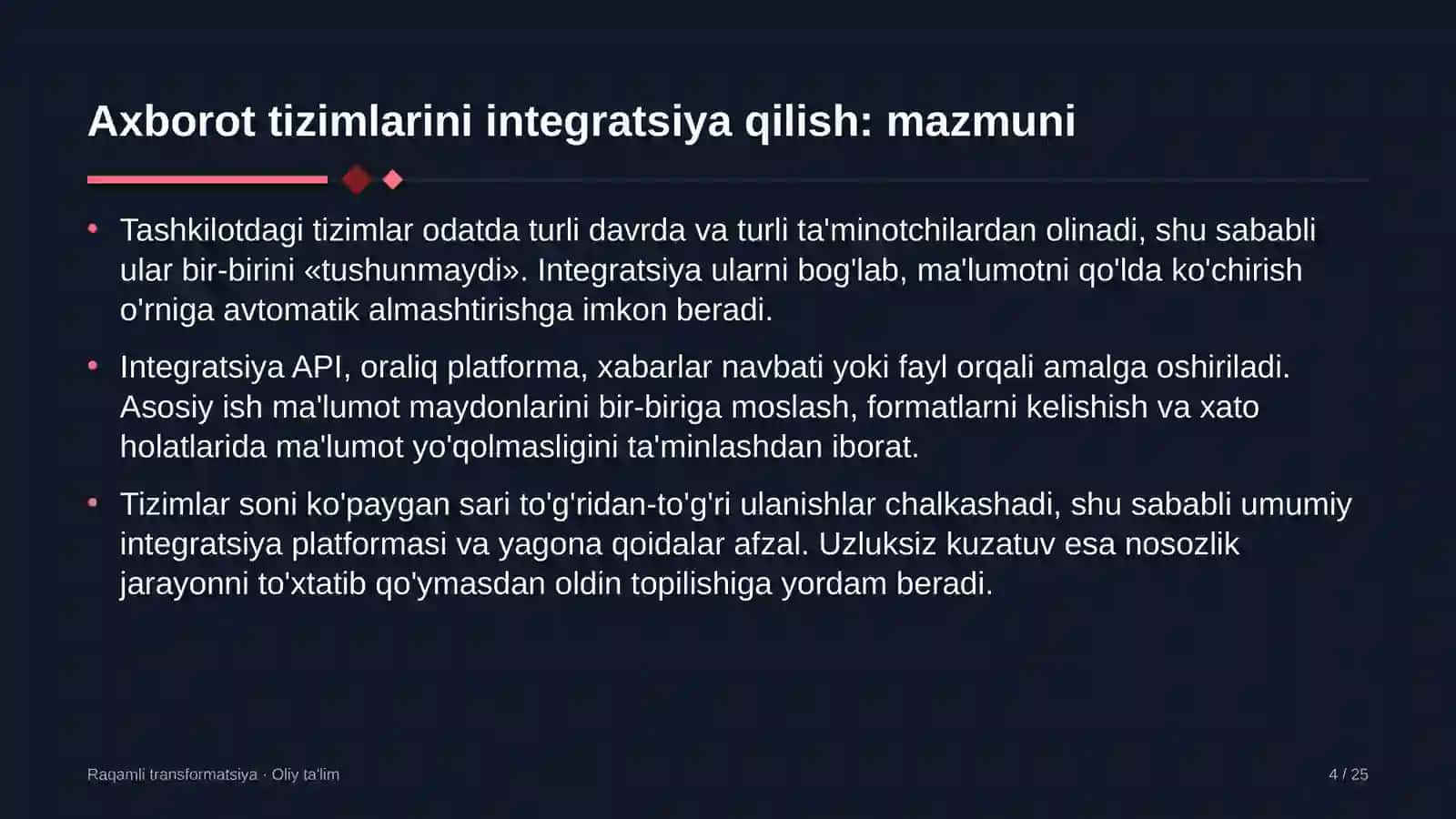 energiya auditi tashkilotlarida axborot tizimlarini o'zaro integratsiya qilish 8217 4