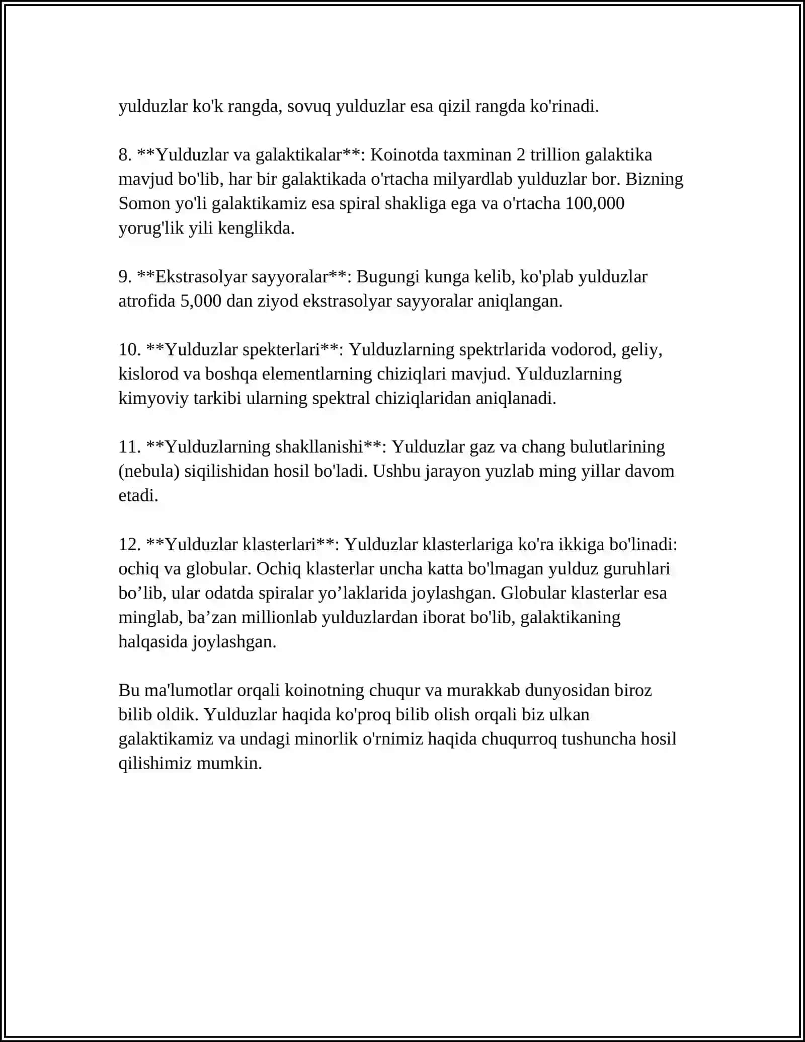 YULDUZLI TUNLAR 4