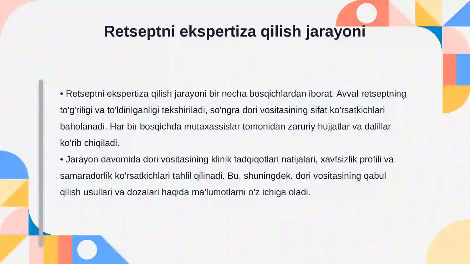 Dori vositalarini retseptni ekspertiza qilish 4