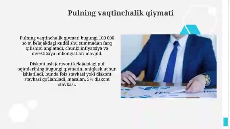 Korxonalarda moliyaviy qarorlar qabul qilish asoslari 4