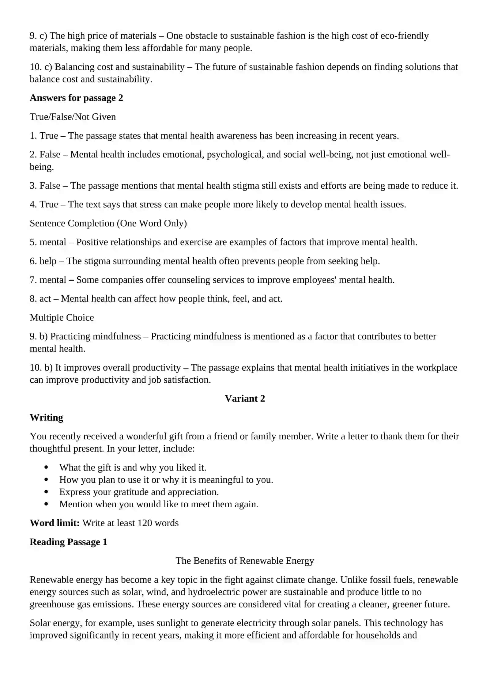 Reading and writing 4