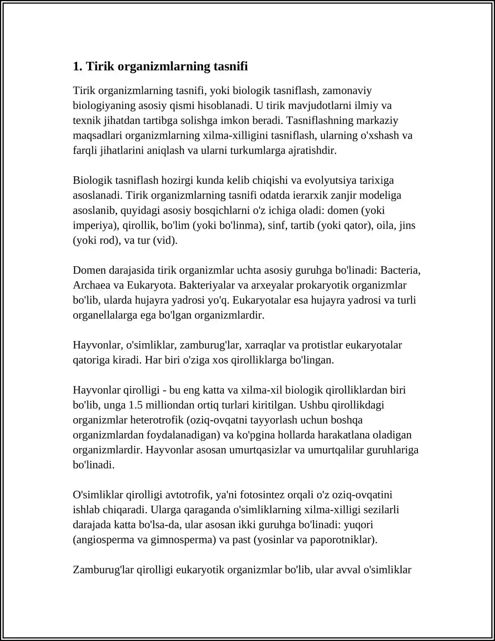 TIRIK ORGANIZMLARNING HAYOTIY FORMALARI 4