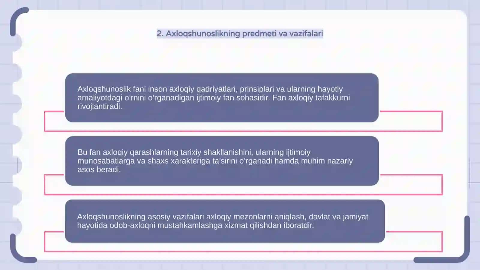 Axloqshunoslik fani va predmeti 4