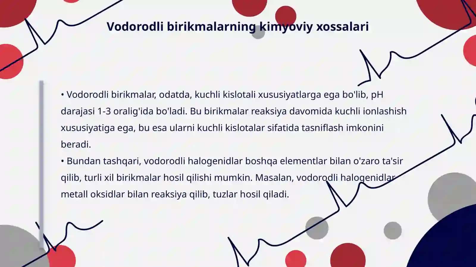 16-guruh elementlarining vodorodli birikmalari va ularning xossalari 4