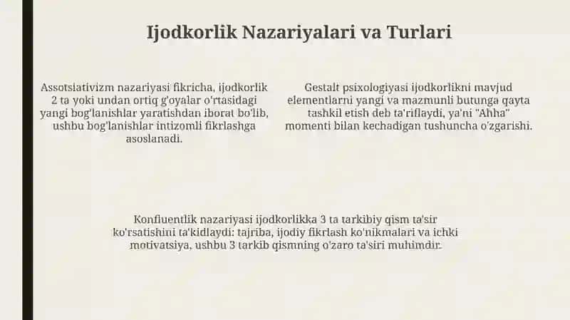 Ijodkorlik 4