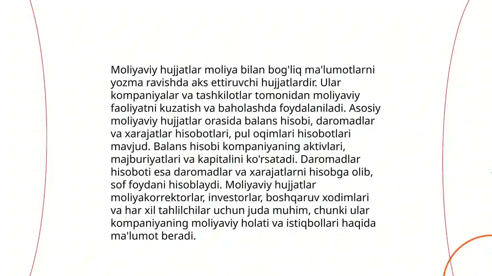 Hujjat turlari va xususiyatlari 4