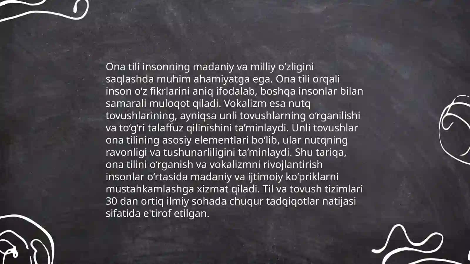 Ona tilining vokalizmi 4