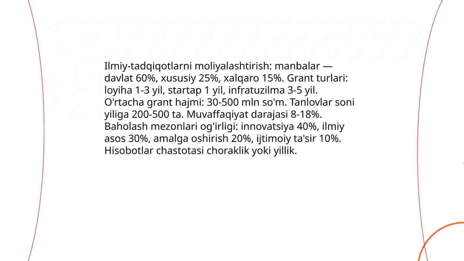 Yosh Olimlar Qo‘llab-Quvvatlash va Kadrlar Tayyorlash 4